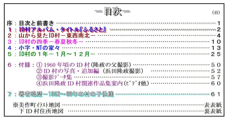 村アルバム目次