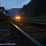 兵庫県佐用街上月駅