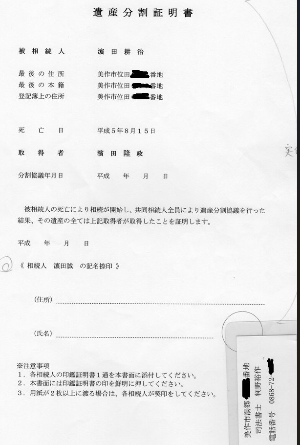遺産分割